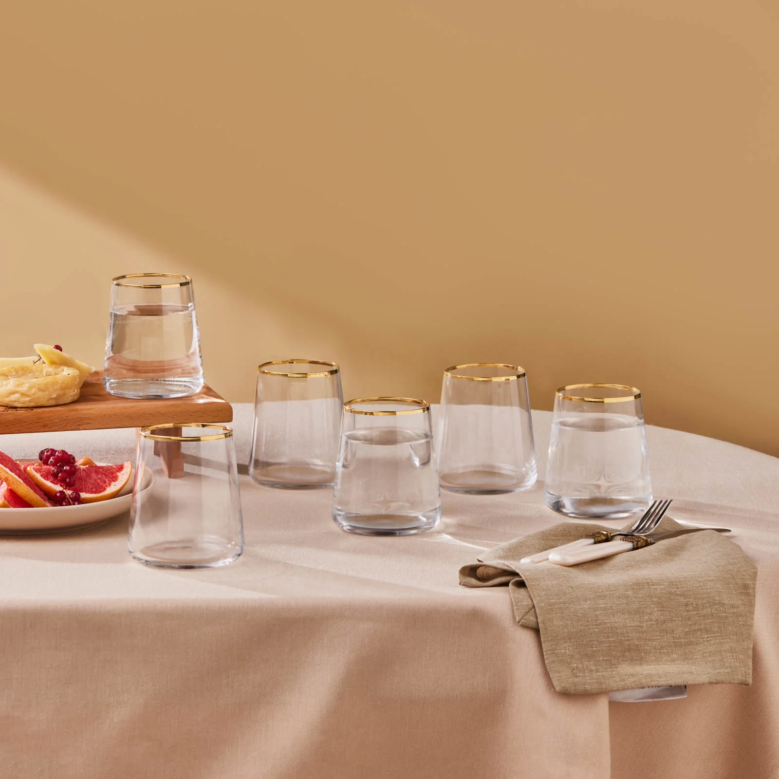 Karaca Orlando 420 Ml 6-Delig Waterglas Set