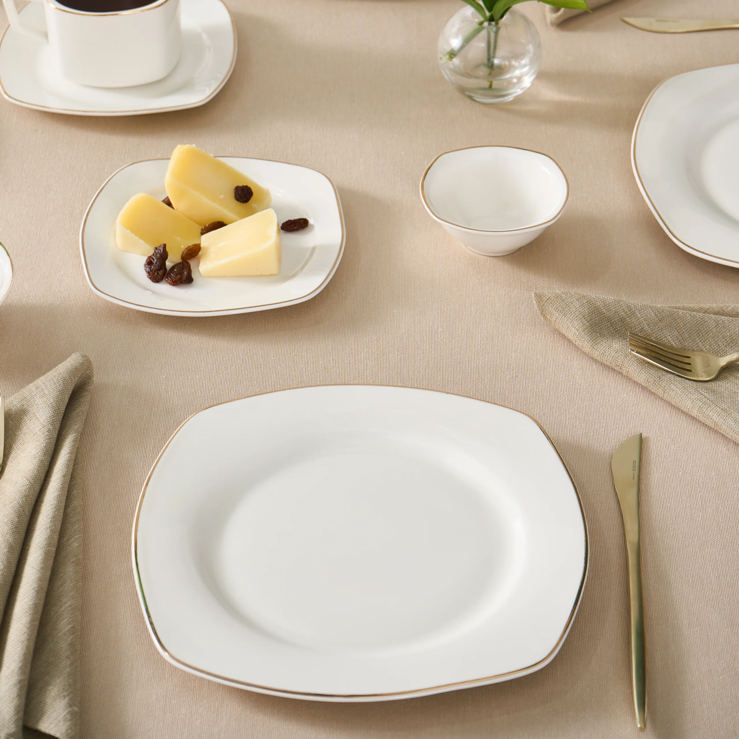 Karaca Padoca Gold 26-Delig Ontbijtset Voor 6 Personen - Image 5