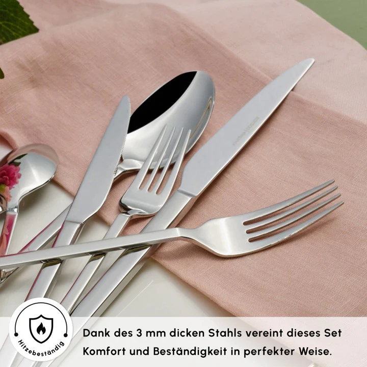 Karaca Pallas Elegance 12-Persoons 84-Delig Bestekset - Image 6