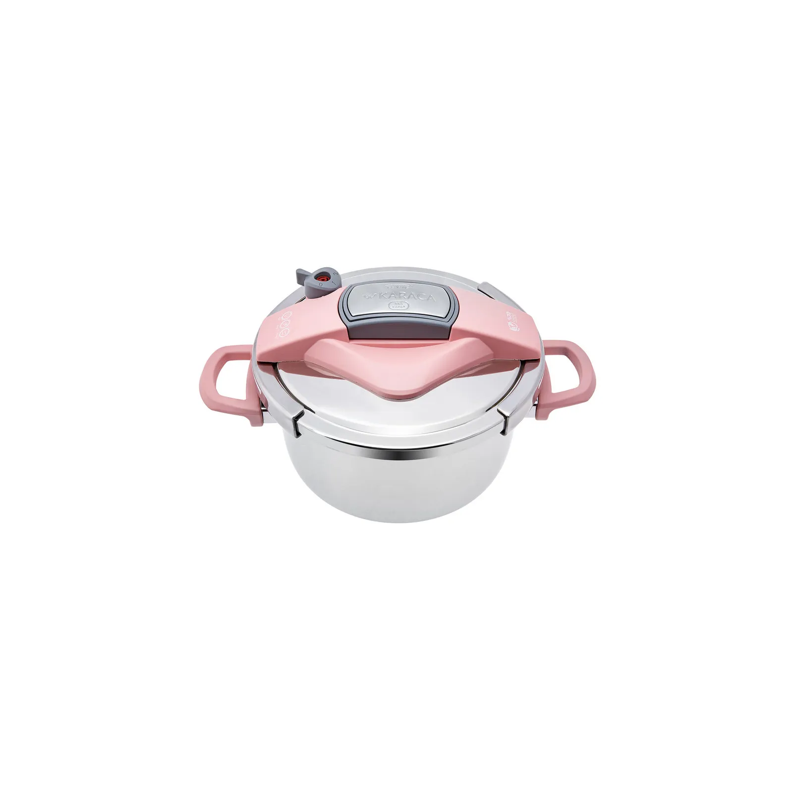 Karaca Perfect snelkookpannenset 4+6 liter, roze - Image 6