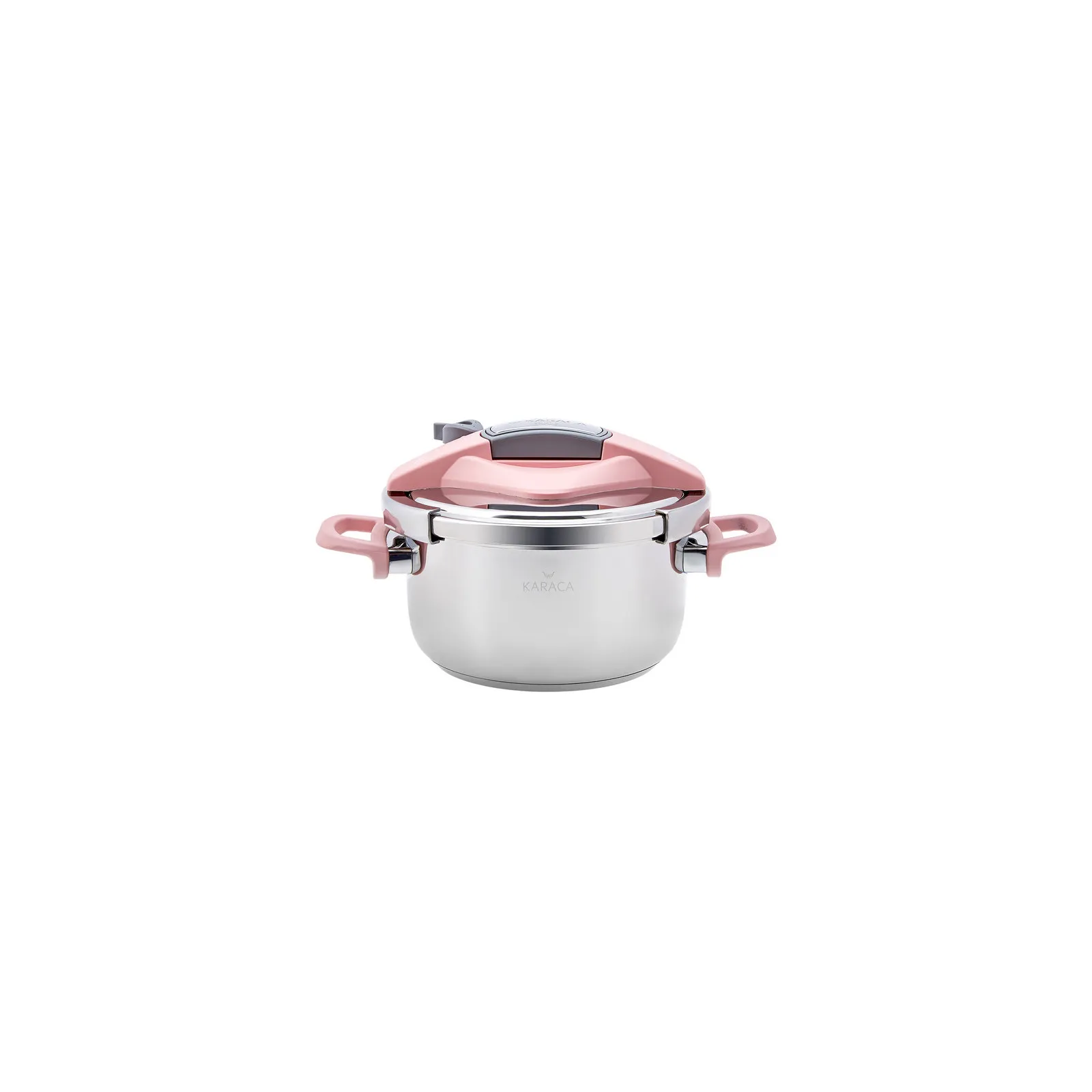 Karaca Perfect snelkookpannenset 4+6 liter, roze - Image 7
