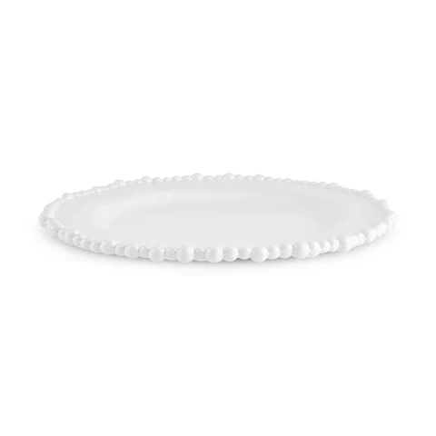 Perla, Melamine Taartplateau, 23 cm, Wit - Image 3