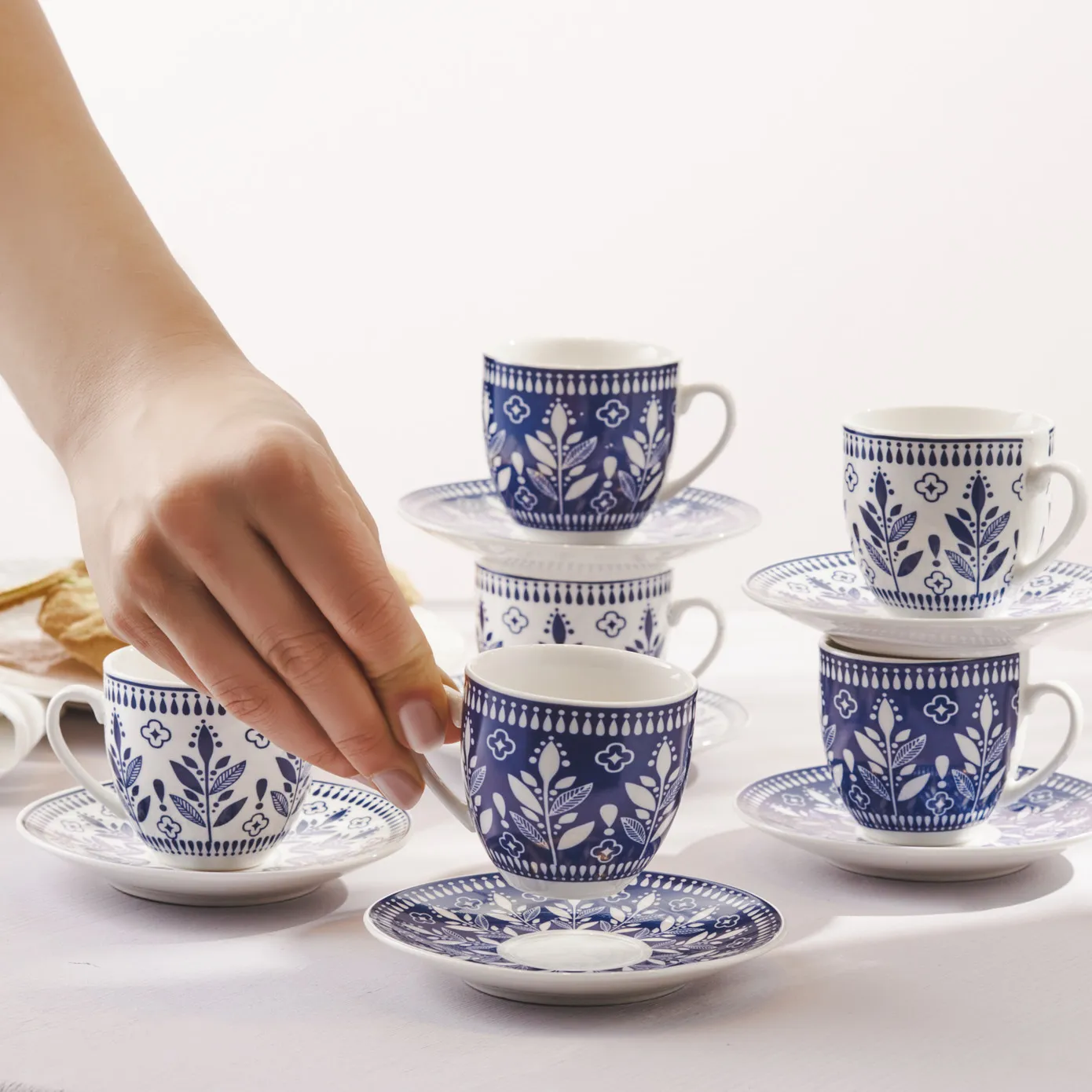 Karaca Peyker Koffiekopset voor 6 Personen, 85 ml - Image 6