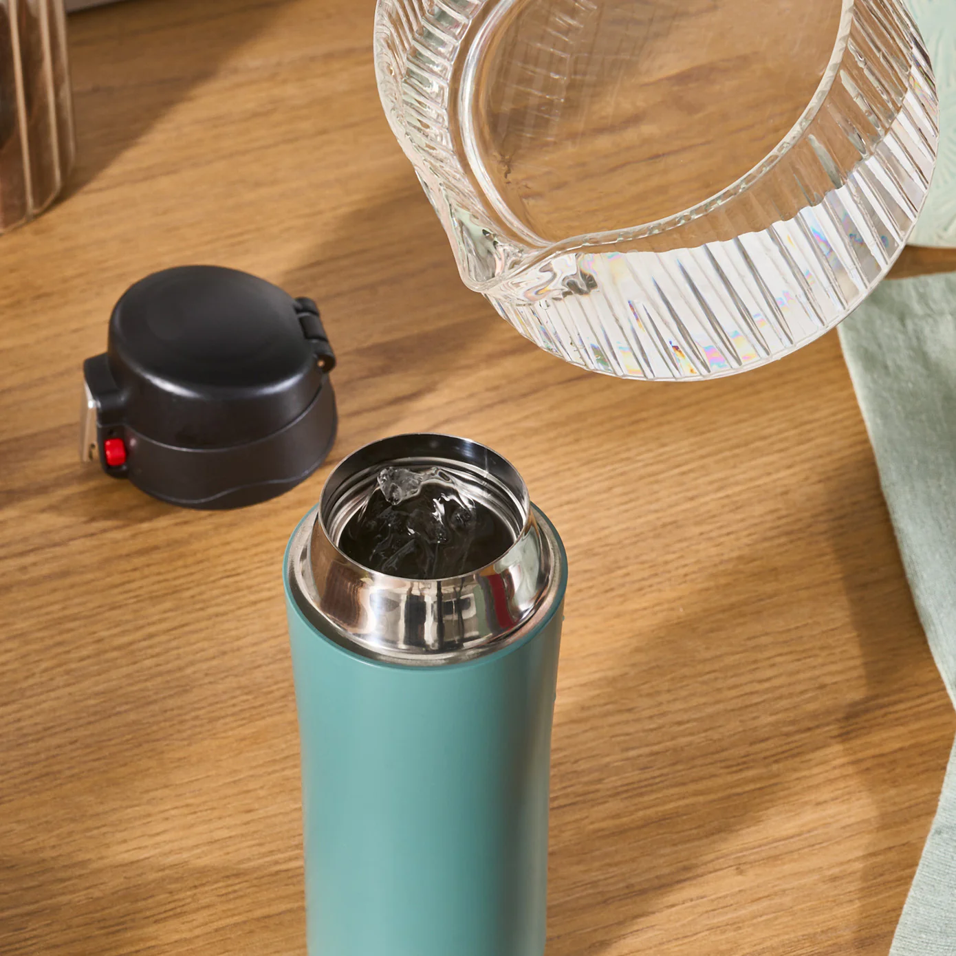 Karaca Pluton Roestvrijstalen Lekkagevrije Thermos 350 ml Saliegroen - Image 3