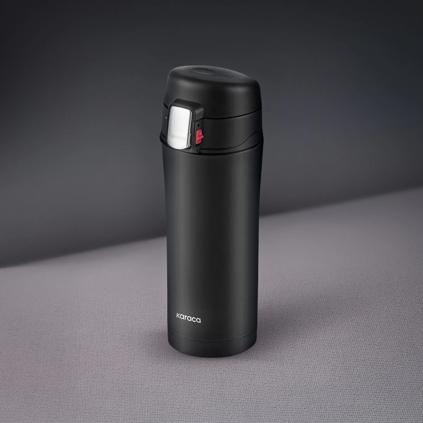 Karaca Pluton Roestvrijstalen Lekkagevrije Thermos 350 ml Zwart - Image 3