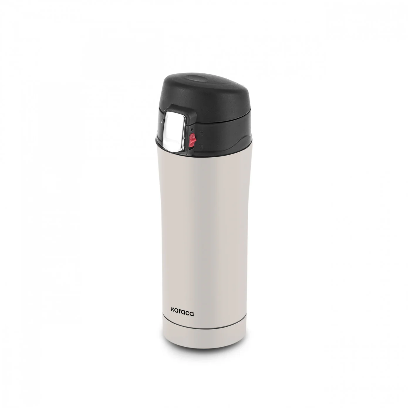 Karaca Pluton Roestvrijstalen Lekkagevrije Thermos 450 ml Crème - Image 9