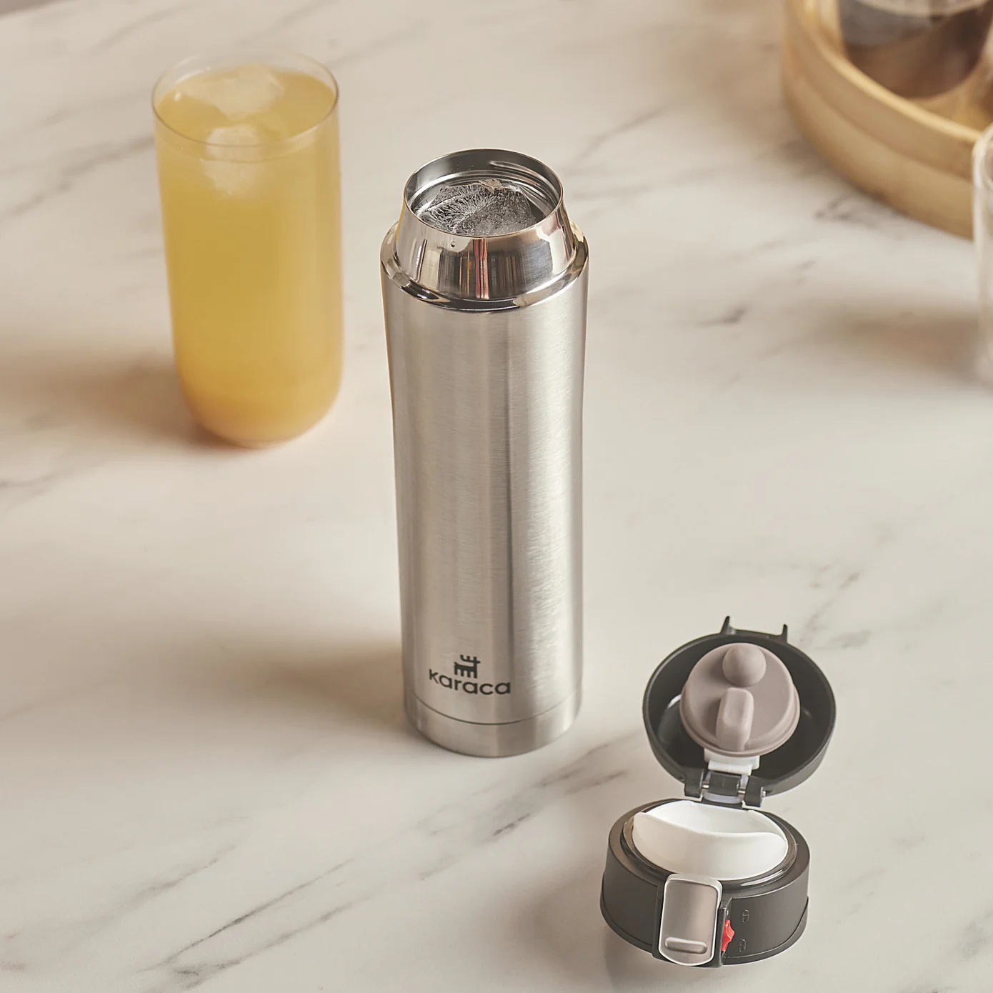 Karaca Pluton Roestvrijstalen Lekkagevrije Thermos Inox 450 ml - Image 3