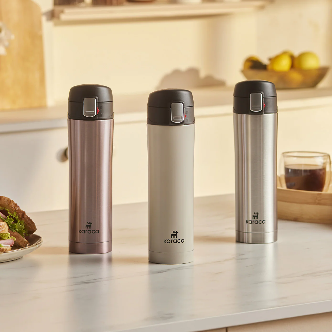Karaca Pluton Roestvrijstalen Lekkagevrije Thermos Inox 450 ml - Image 7