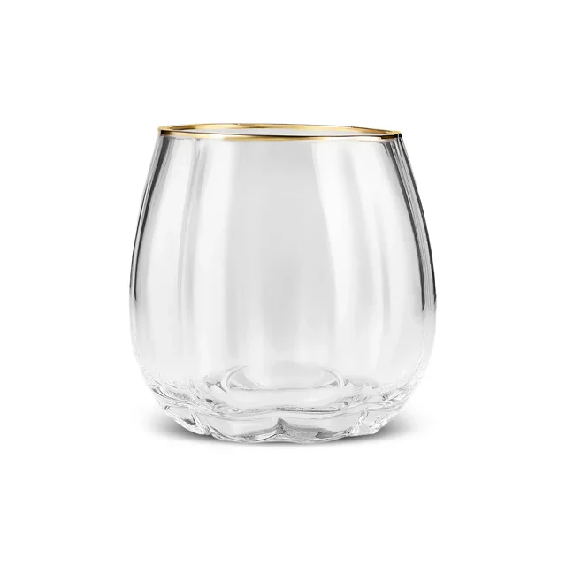 Karaca Priscilla Glazen Set Voor 6 Personen, Goud, 380 ml - Image 5