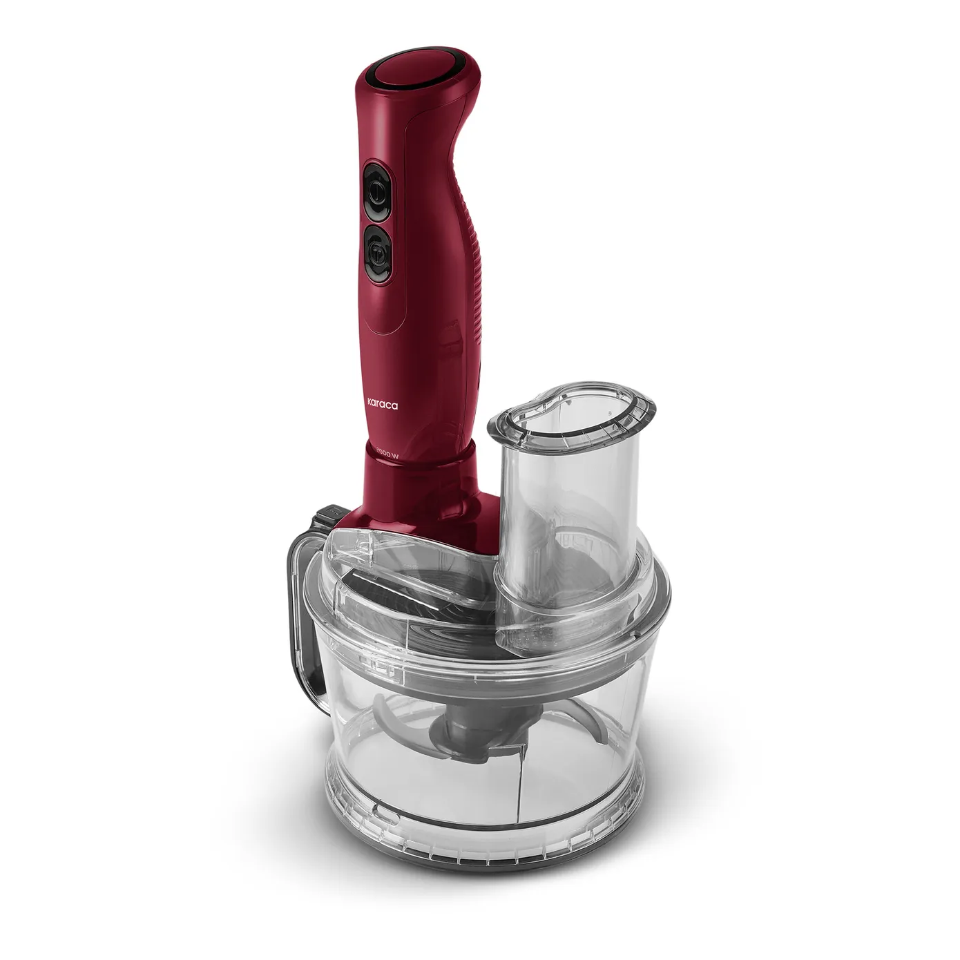 Karaca Pro-Multimax Keukenrobot 6 in 1, rood, 2000 W - Image 3