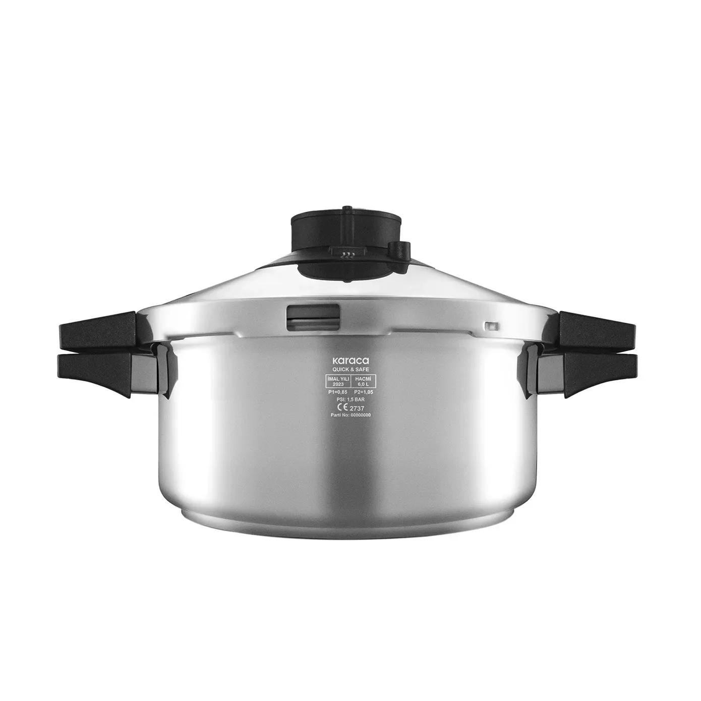 Karaca Quick and Safe Induction Based Snelkookpannen 6+8 Lt - Image 3