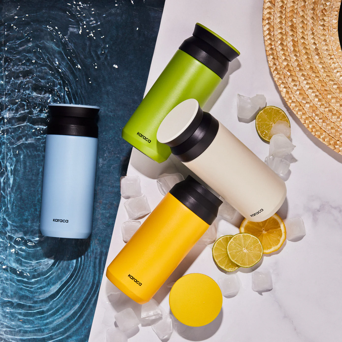 Karaca Rainbow Roestvrijstalen Lekkagevrije Thermos 350 ml Crème - Image 6