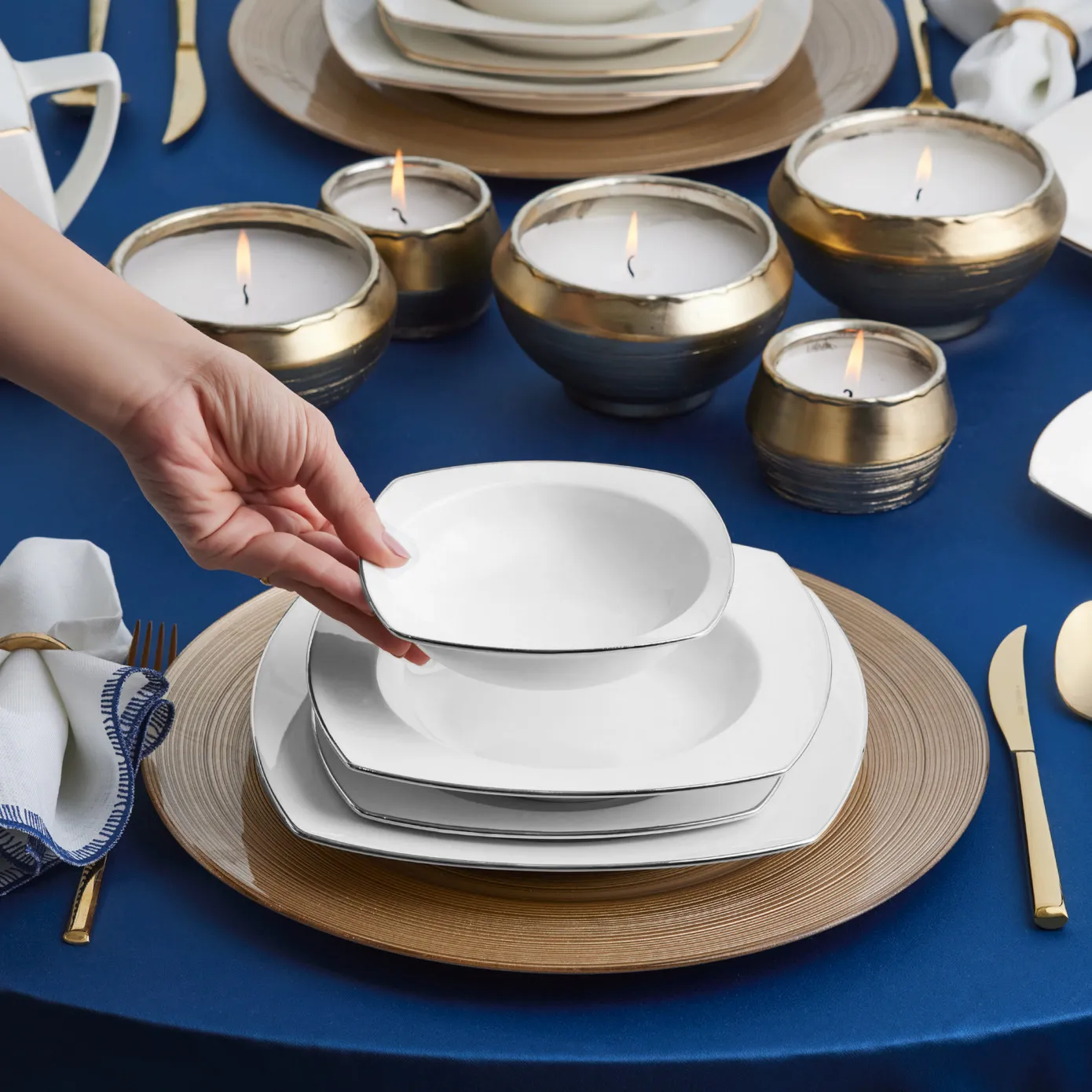 Karaca Red Carpet Collection Chiara Crème 60-Delig Porceleinen Servies voor 12 Personen - Image 3