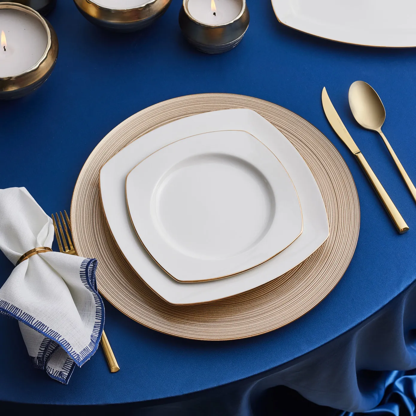 Karaca Red Carpet Collection Chiara Fine Cream 12 Persoons Servies, 60-Delig, Porselein, Goud - Image 9