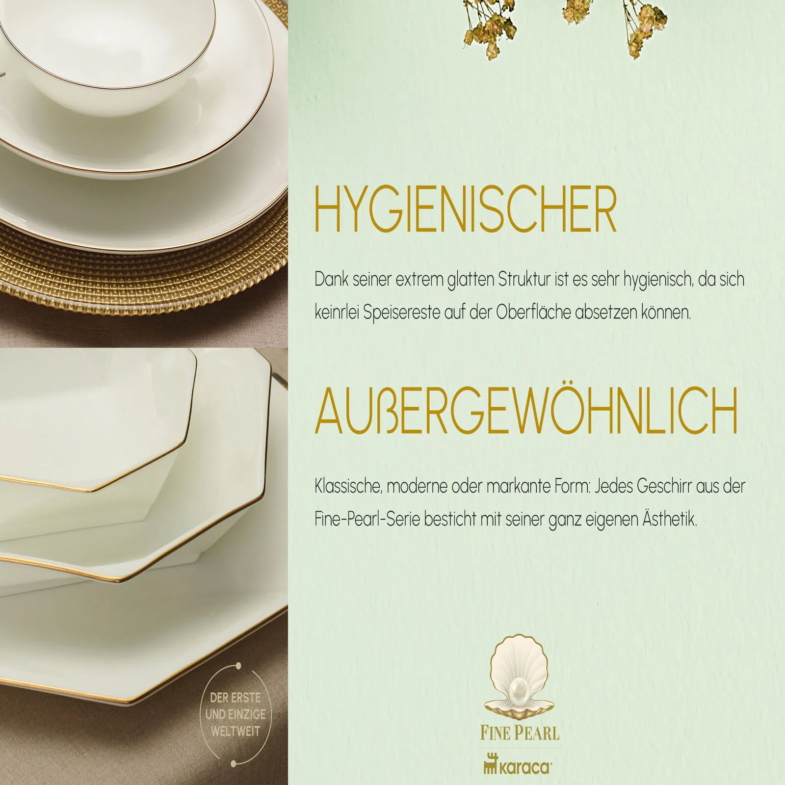 Karaca Red Carpet Collection Fine Pearl Extra Chanak Gold 62-delig parelservies voor 12 personen - Image 9
