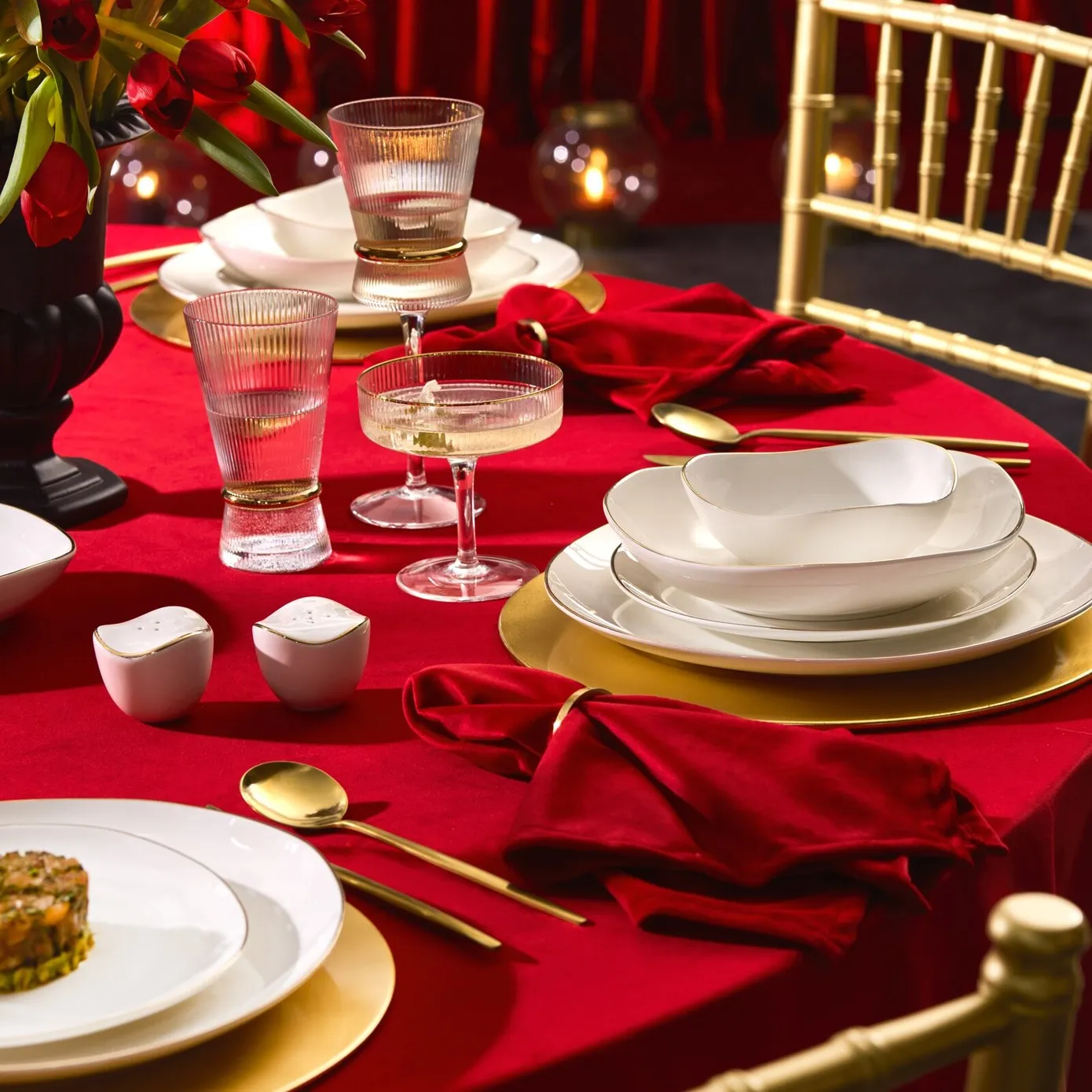 Karaca Red Carpet Collection Middle Streamline 56-delige serviesset voor 12 personen - Image 2