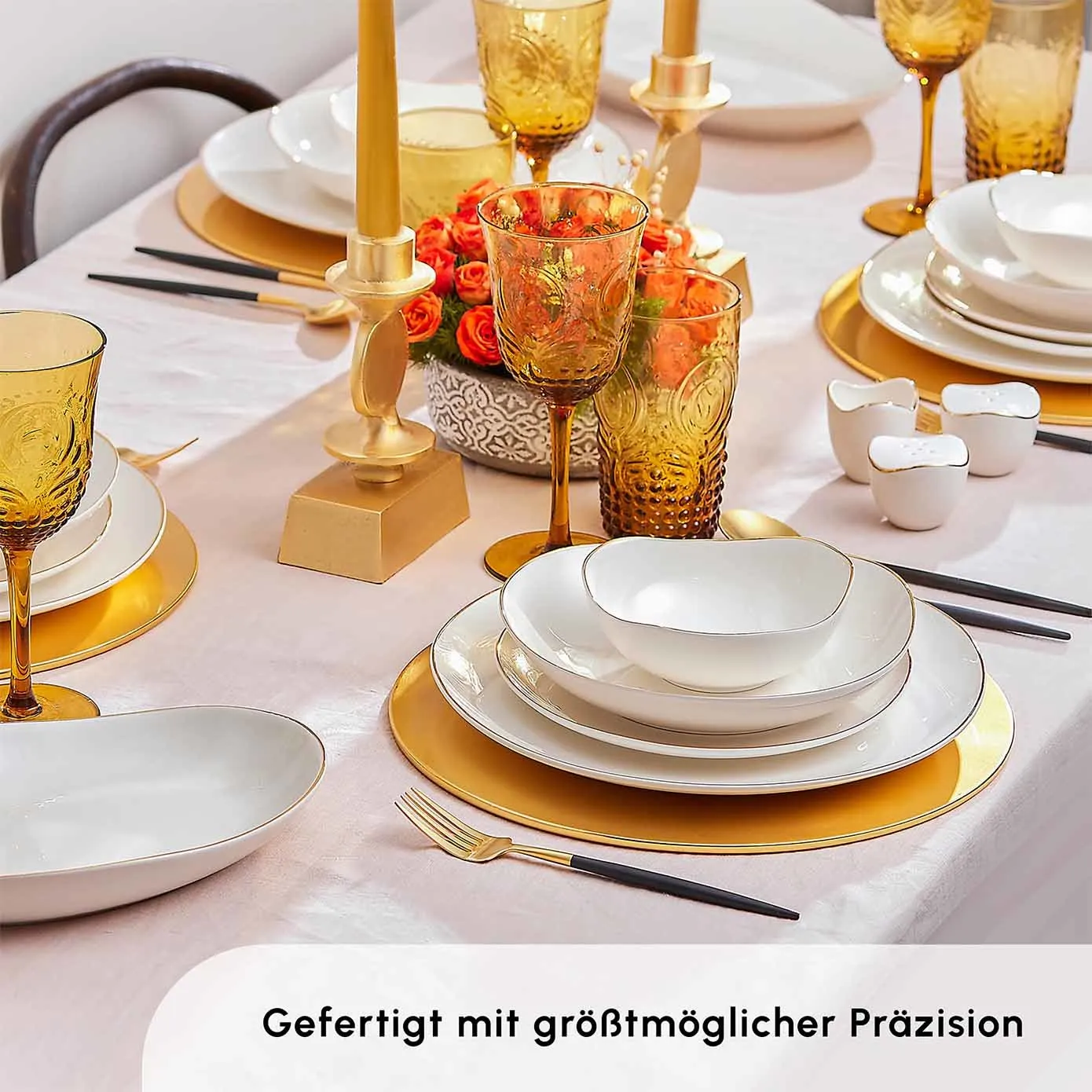 Karaca Red Carpet Collection Middle Streamline 56-delige serviesset voor 12 personen - Image 5