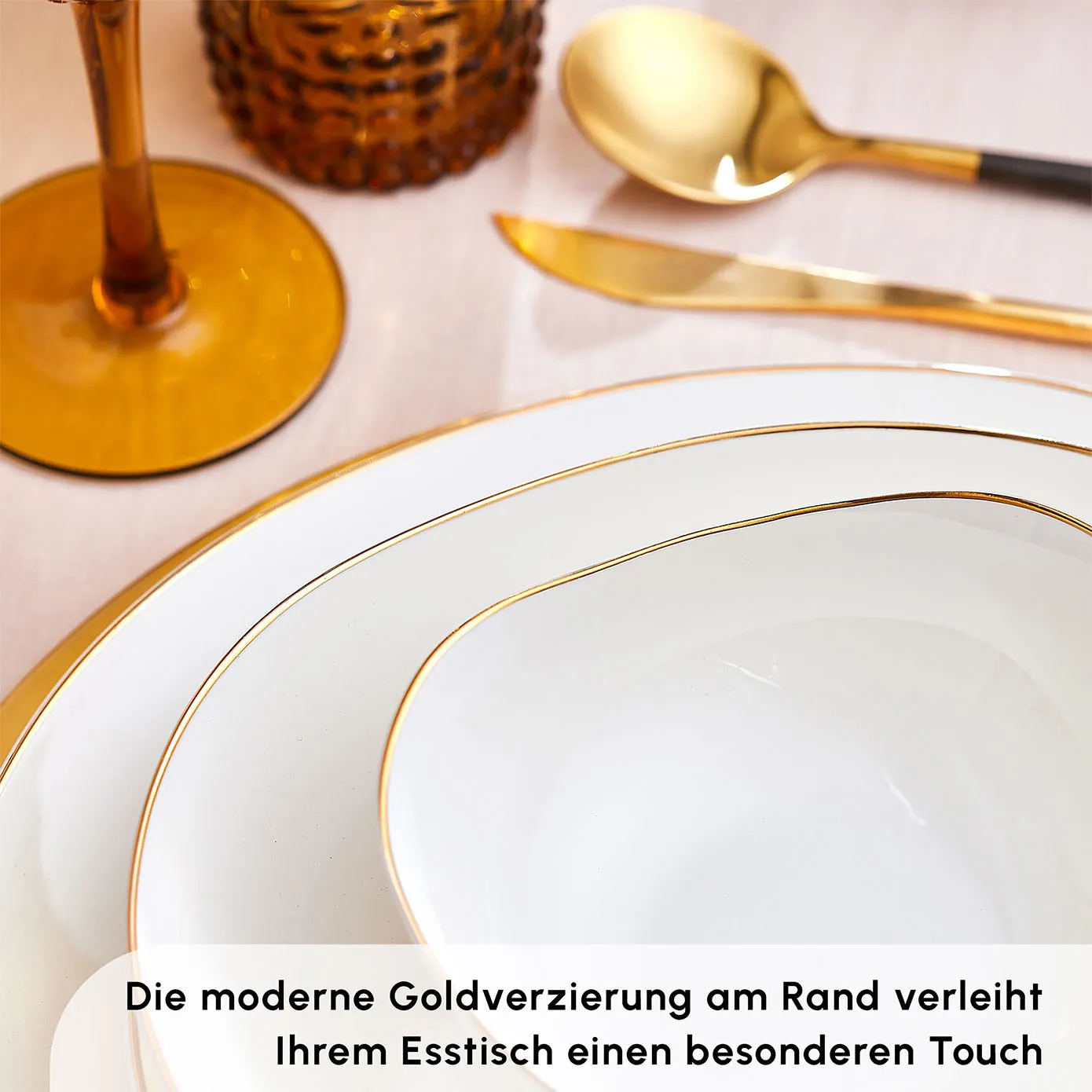 Karaca Red Carpet Collection Middle Streamline 56-delige serviesset voor 12 personen - Image 8