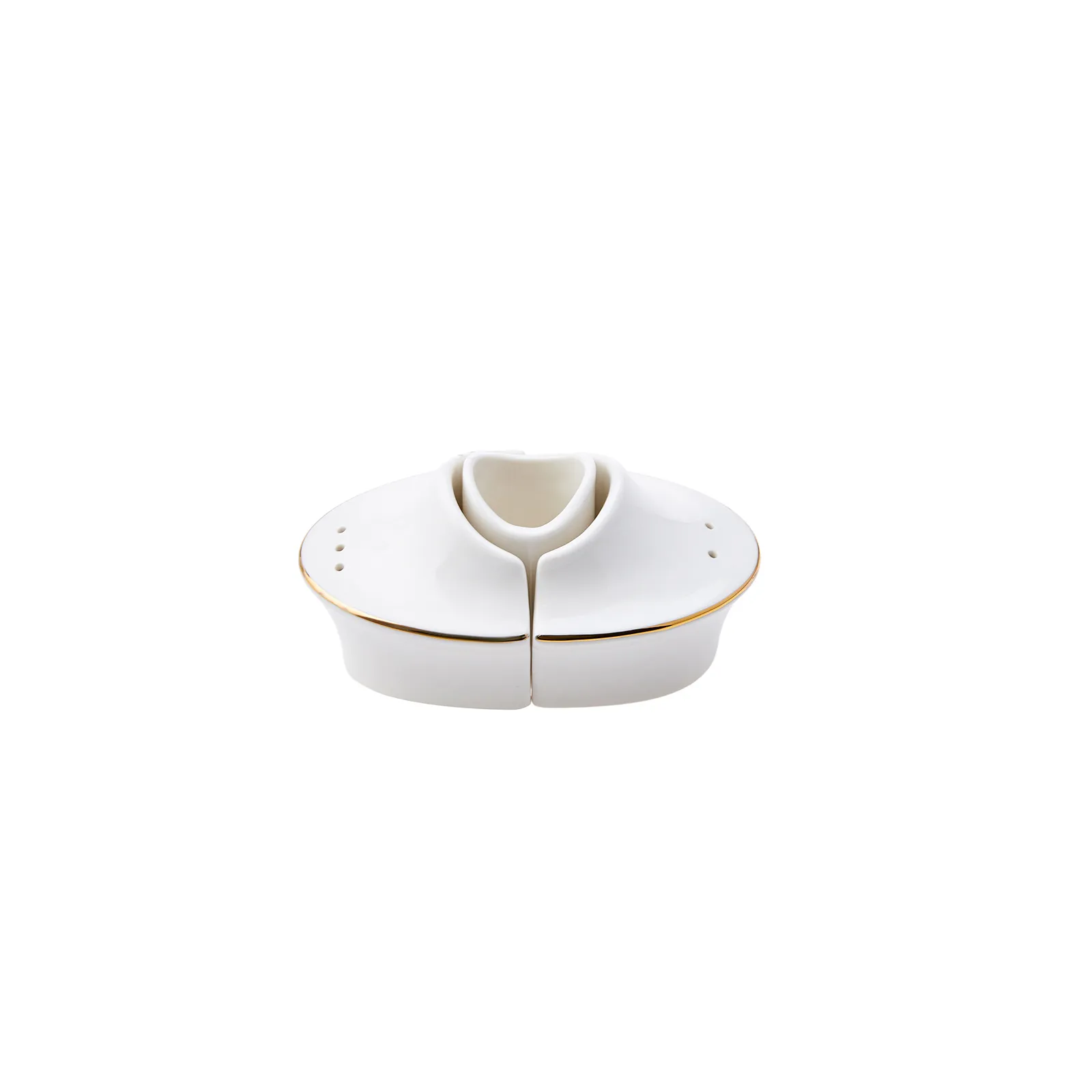Karaca Red Carpet Collection Streamline Hole Gold - 59-delig porseleinen servies voor 12 personen - Image 10