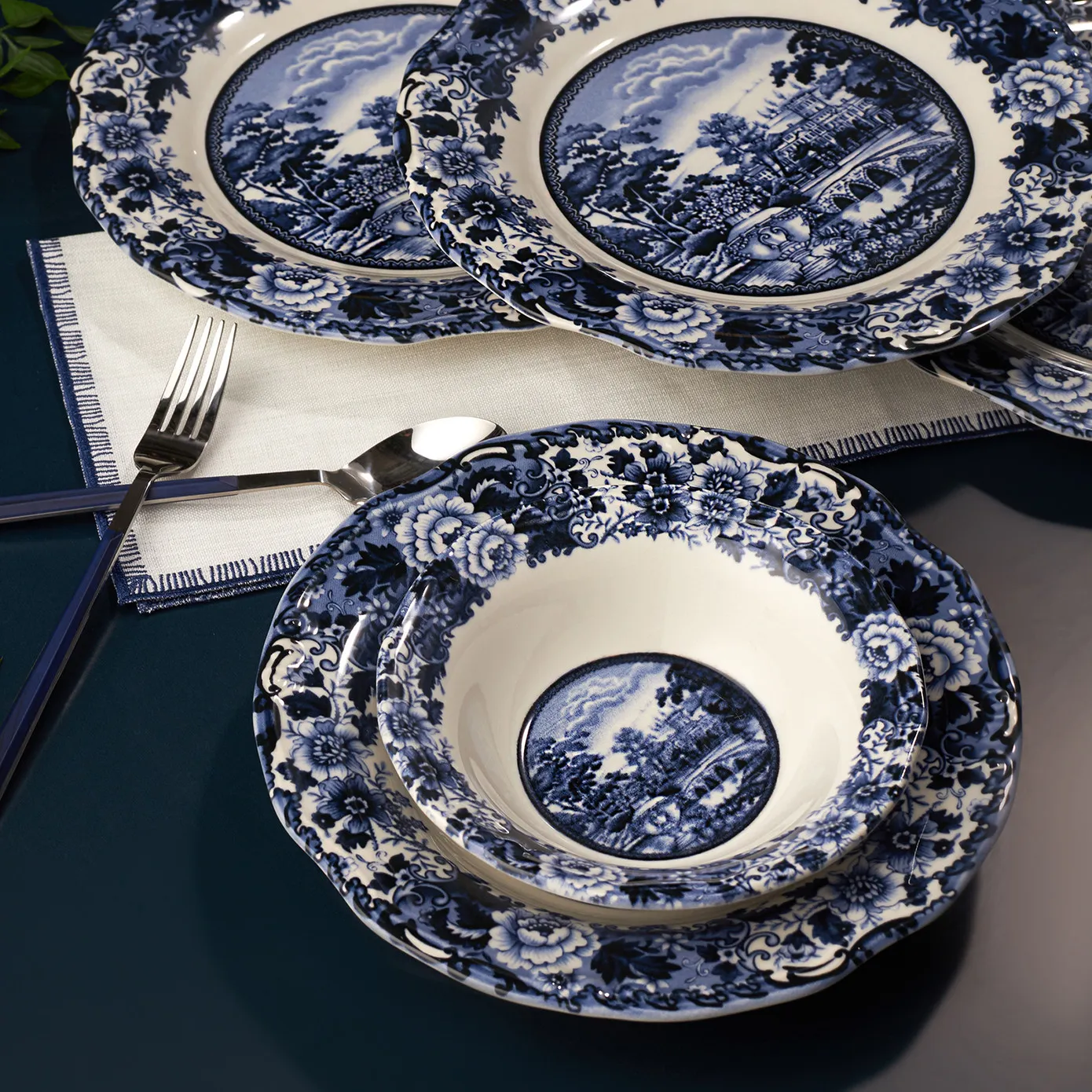 Karaca Red Carpet Collection Streamline New Saturn Platinum 59-delig New Generation Bone Servies voor 12 personen - Image 18