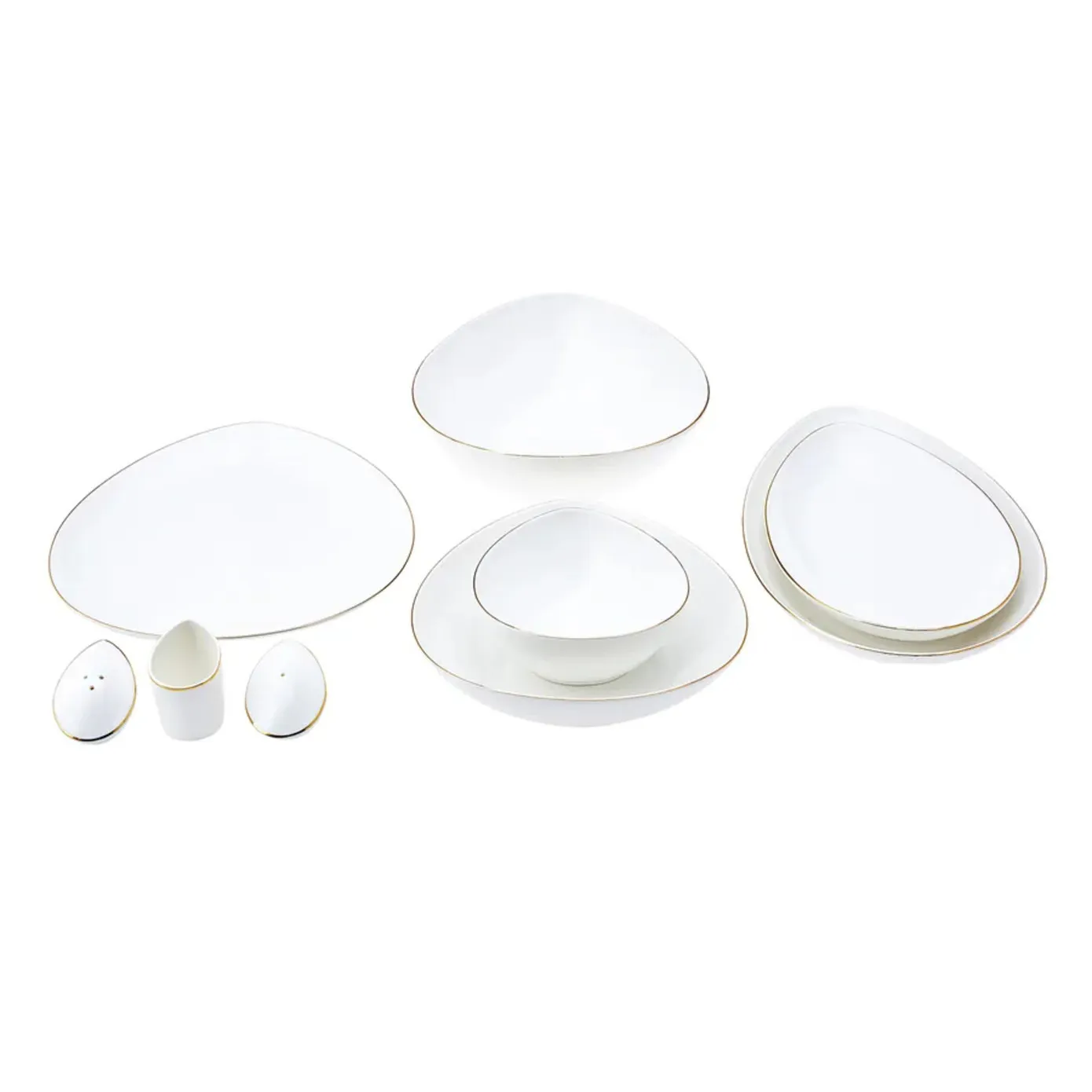 Karaca Red Carpet Collection Streamline Saki Platinum 59-delige serviesset voor 12 personen - Image 7