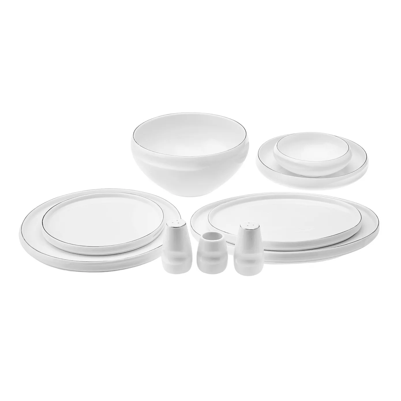 Karaca Red Carpet Collection Streamline Sunset Platin 59 Delig servies voor 12 Personen - Image 3