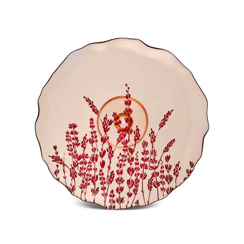 Karaca Red Lavender 7-Piece Cake Set - Image 18