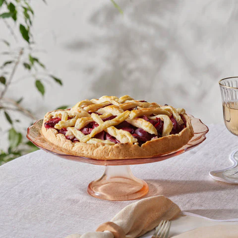 Karaca Red Lavender 7-Piece Cake Set - Image 5