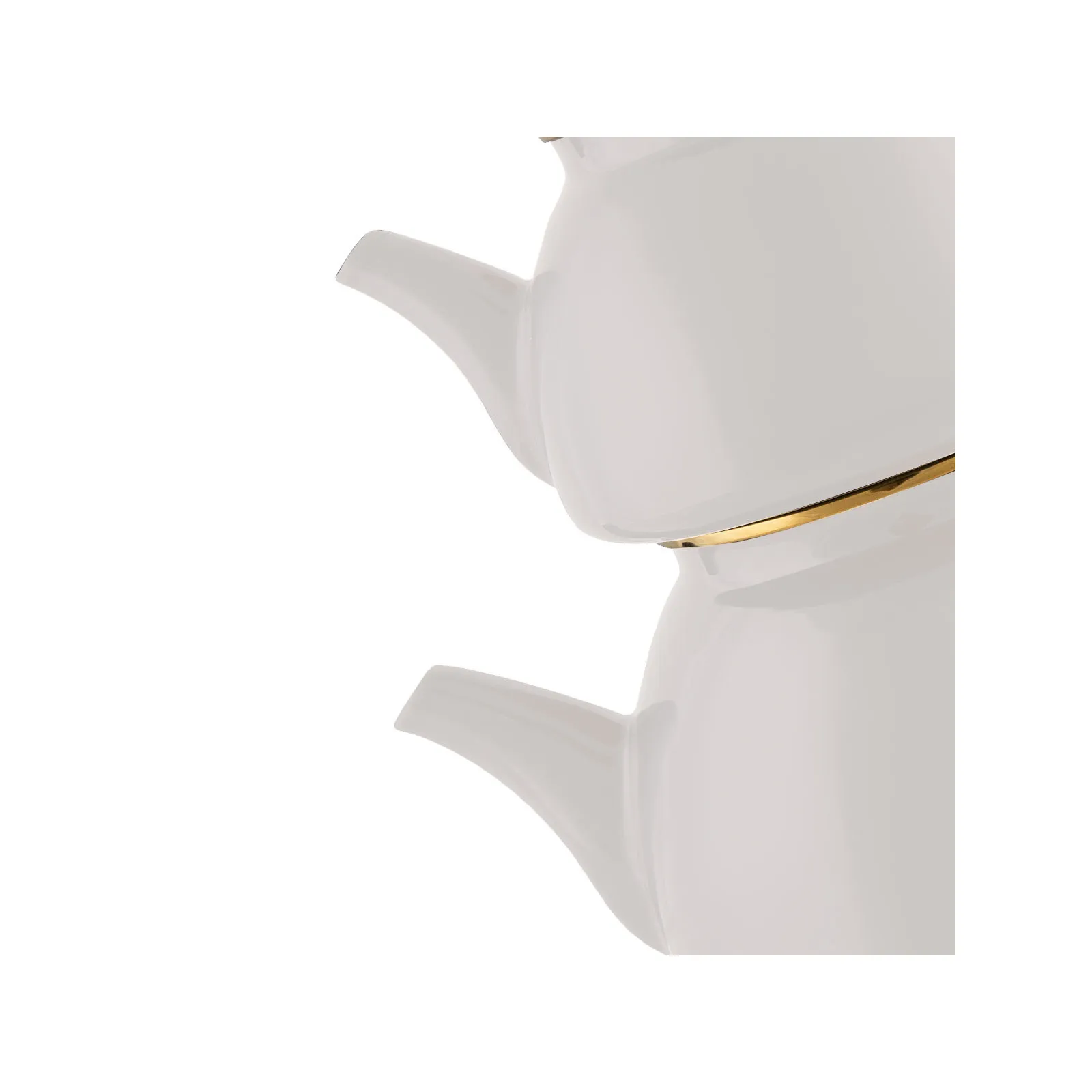 Karaca Retro emaillen crèmekleurige theepot - Image 3