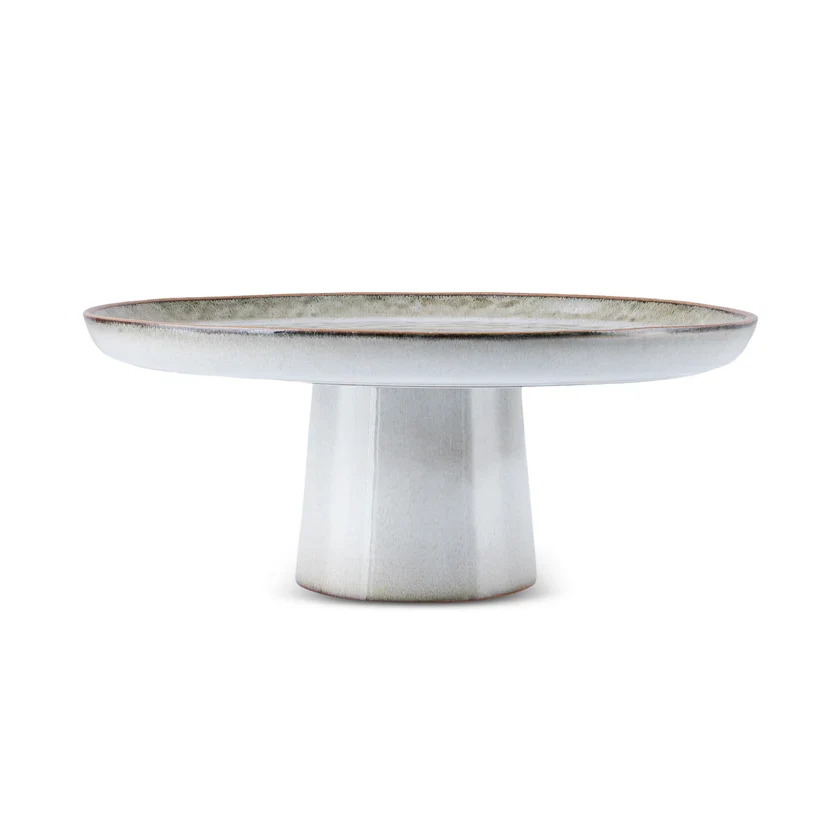 Karaca Rixton Taartplateau met Voet 30,5 cm, Beige - Image 2