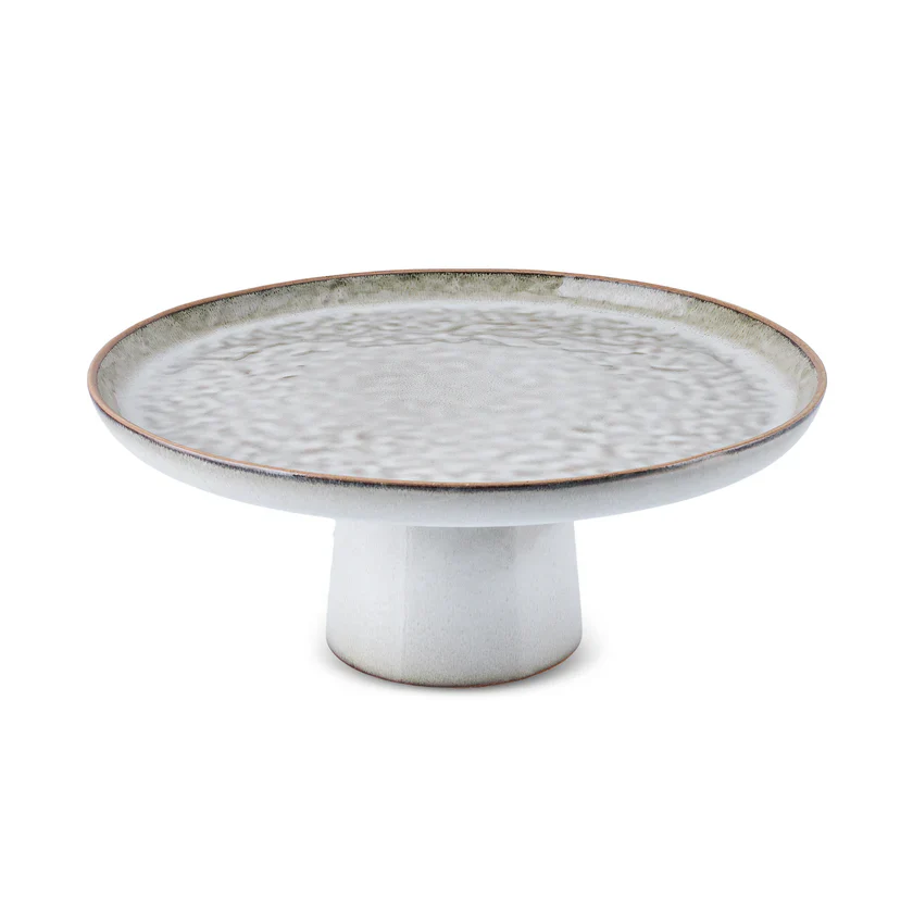 Karaca Rixton Taartplateau met Voet 30,5 cm, Beige - Image 3