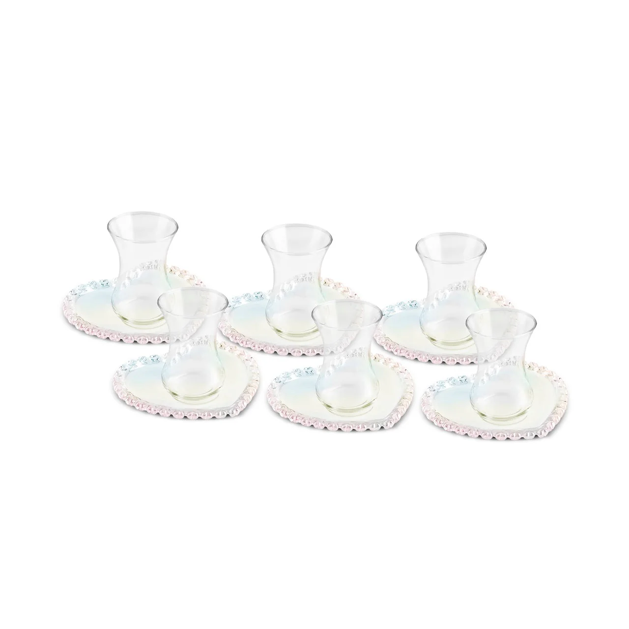Karaca Rory 12-delige Theeserviesset voor 6 Personen, 14 cm