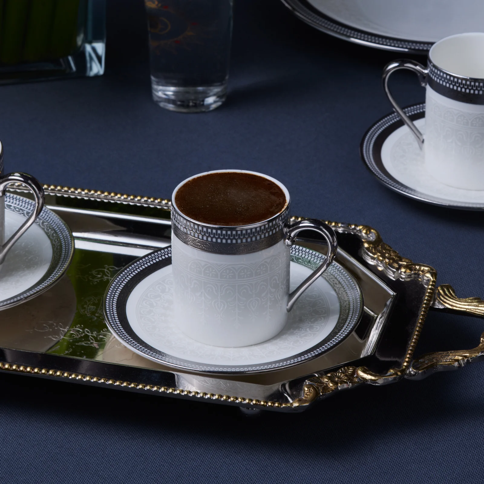 Karaca Royal Bone Kate Koffiekopjesset voor 6 Personen, 90 ml - Image 3