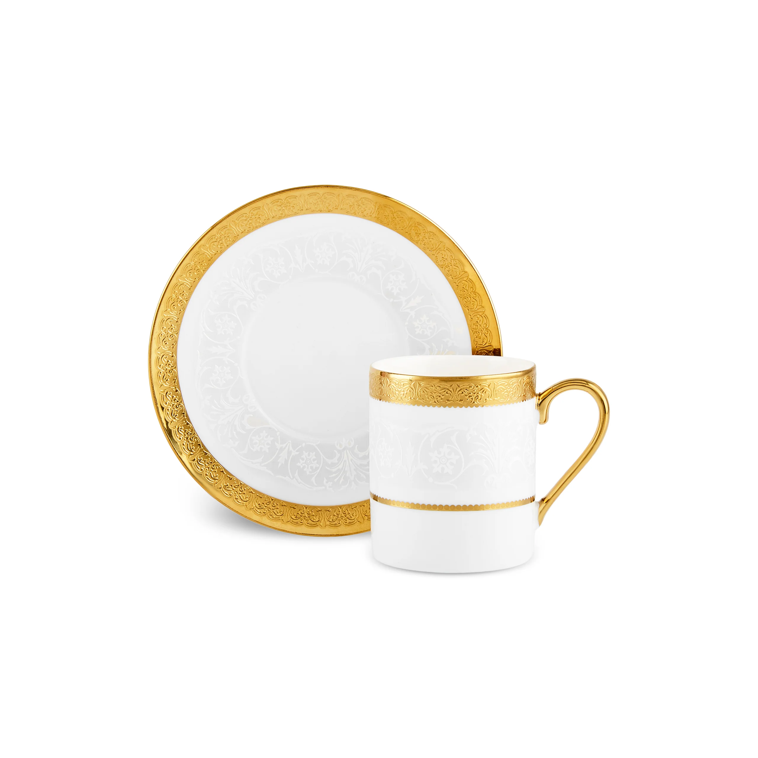 Karaca Royal Bone Victoria Koffiekopjesset voor 6 Personen, 90 ml - Image 3