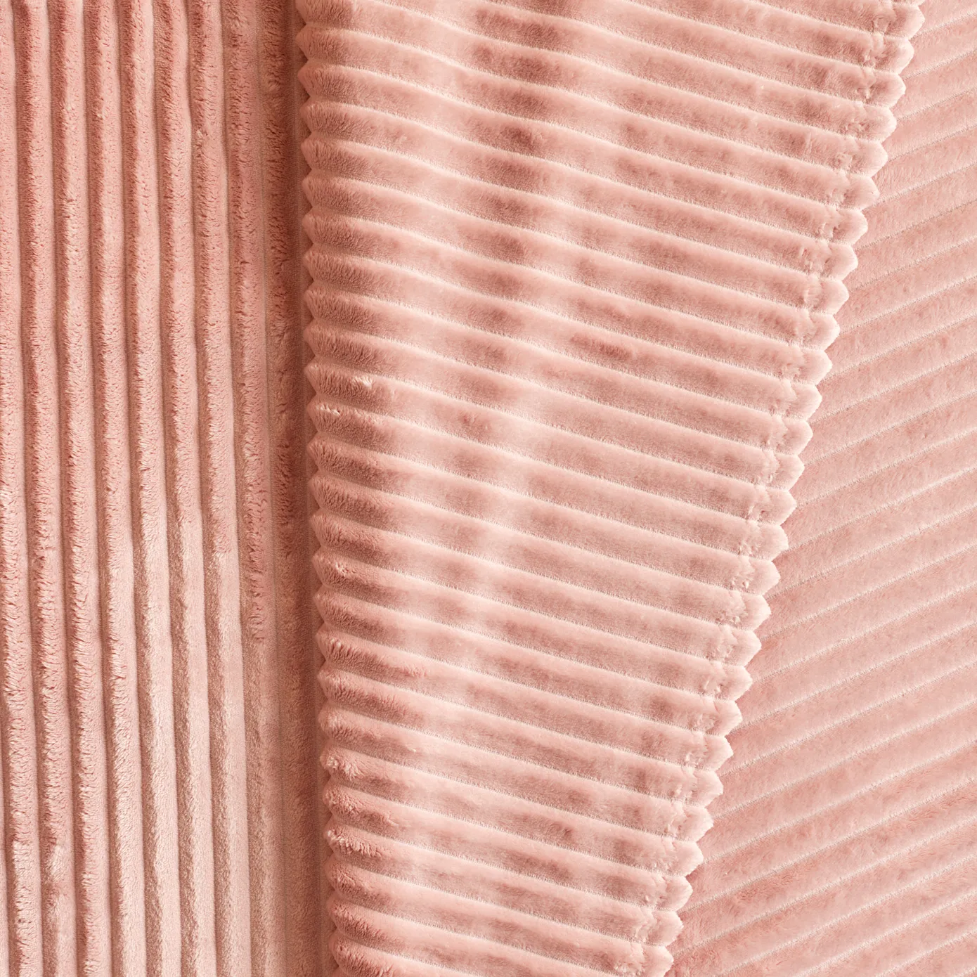 Karaca Ruby Stripe Wellsoft Dubbel Deken, Roze - Image 7
