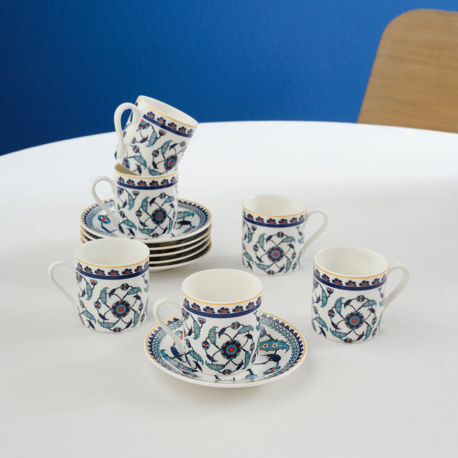 Karaca Rumi koffiekopjes set voor 6 personen, 80 ml - Image 10