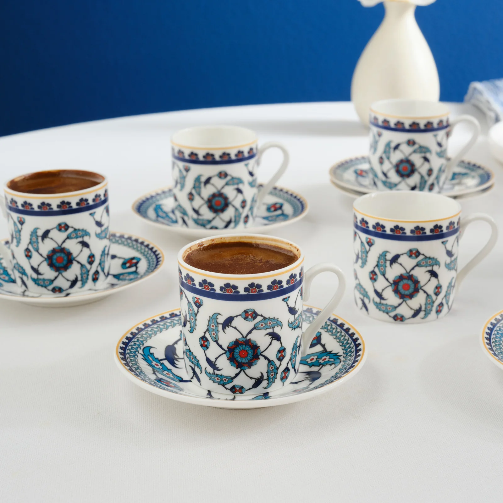 Karaca Rumi koffiekopjes set voor 6 personen, 80 ml - Image 3
