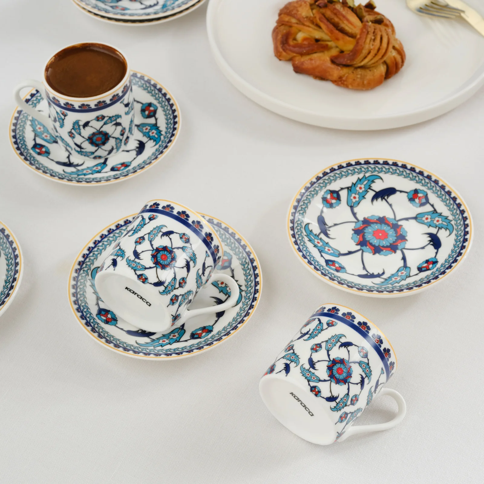 Karaca Rumi koffiekopjes set voor 6 personen, 80 ml - Image 8