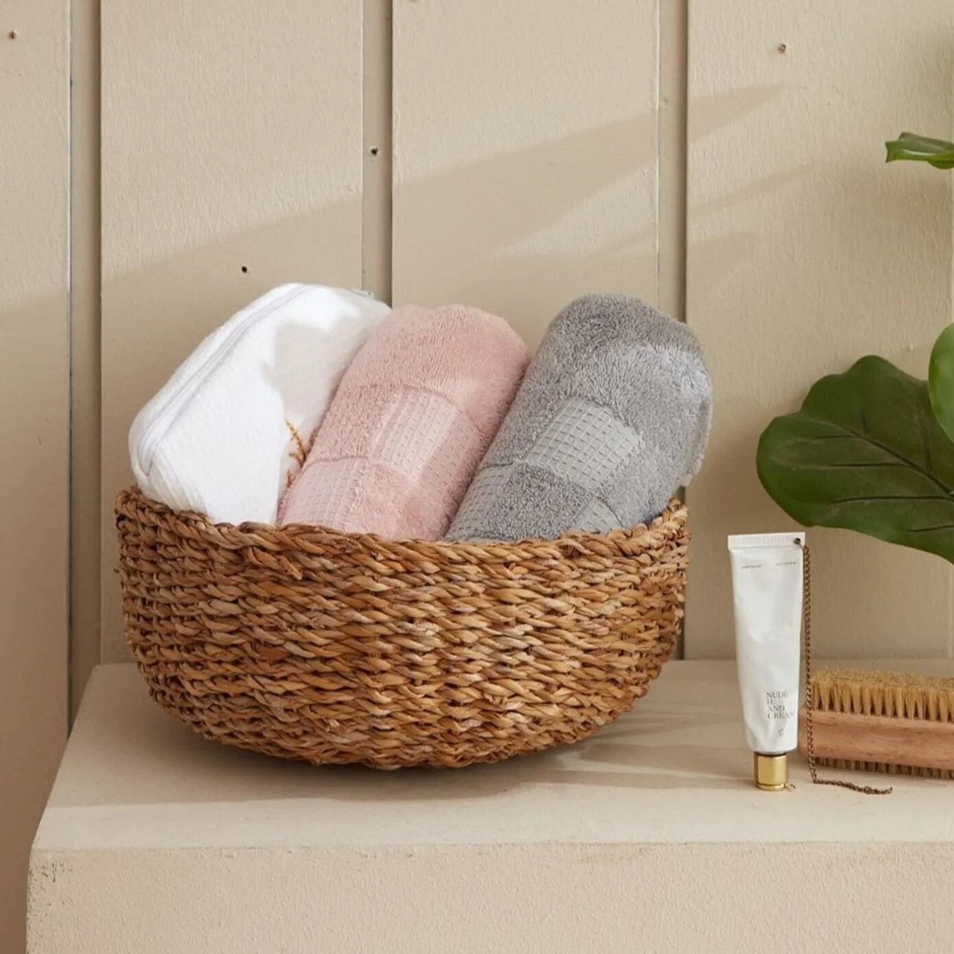 KARACA SCATOLA SEAGRASS STRAW BASKET 30X13 CM