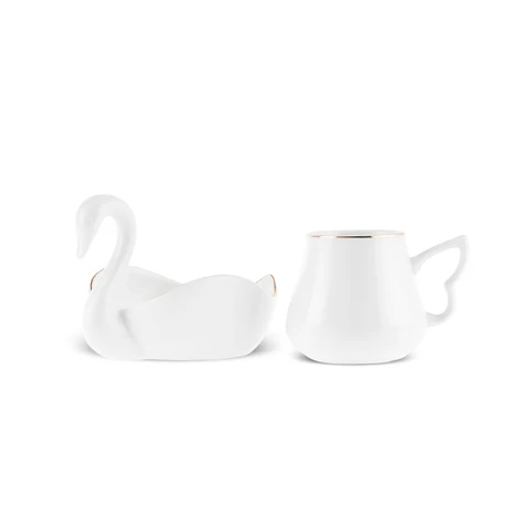 Karaca Schwan Koffiekopjesset voor 6 personen - Image 4