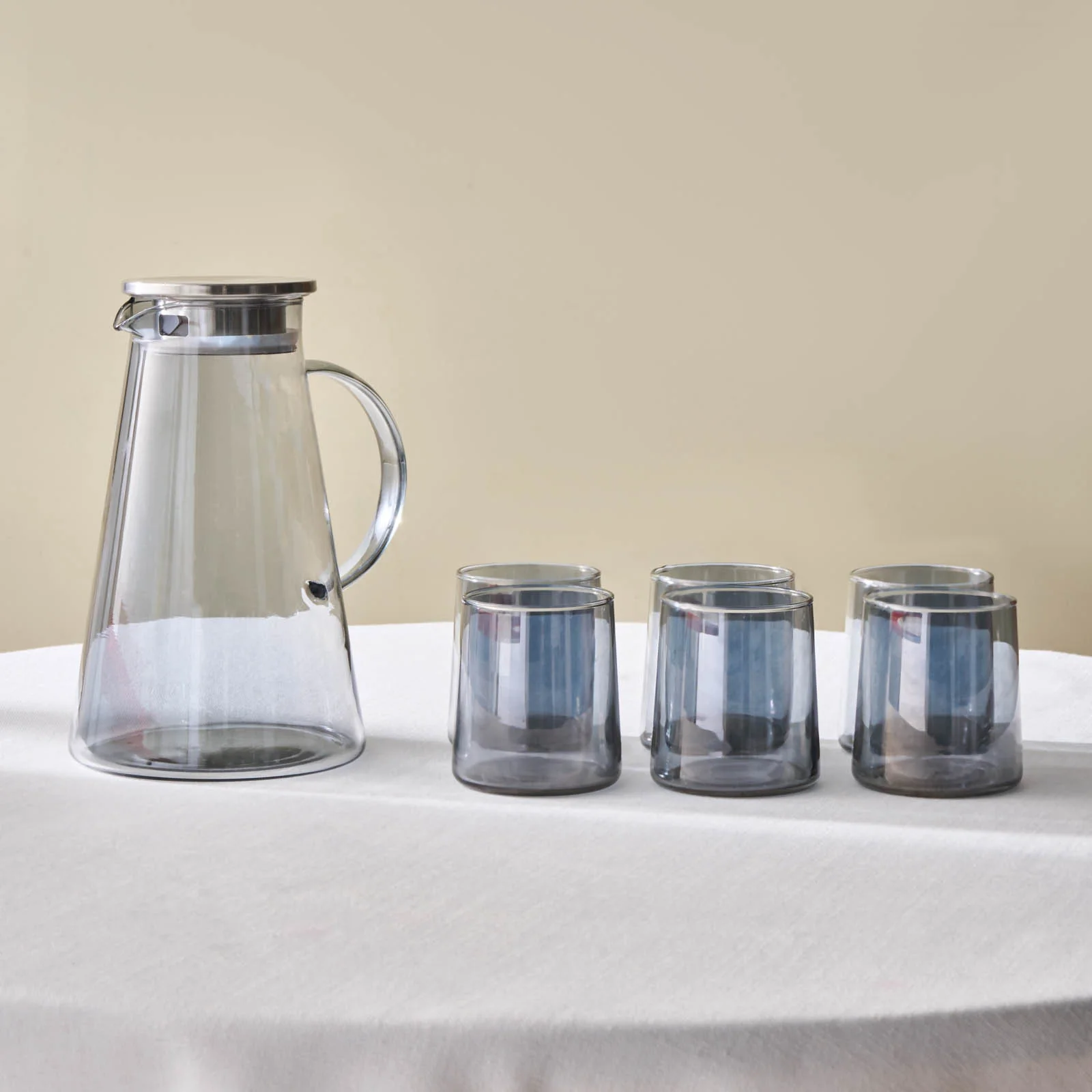 Karaca Serene 7-Delig Glazen Set, Antraciet - Image 5
