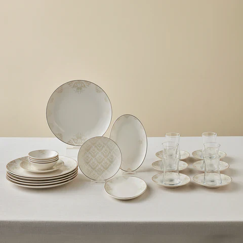 Karaca Siena 20-Delig Ontbijtset, Wit