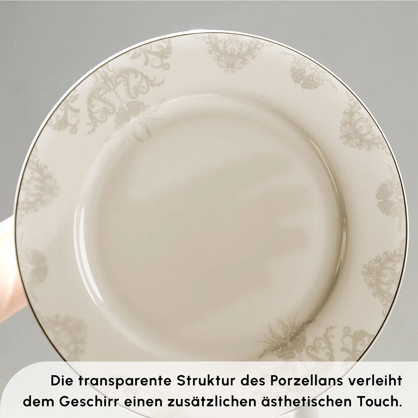 Karaca Siena 56-Delig New Generation Bone Eetservies met Gouden Rand voor 12 Personen - Image 5