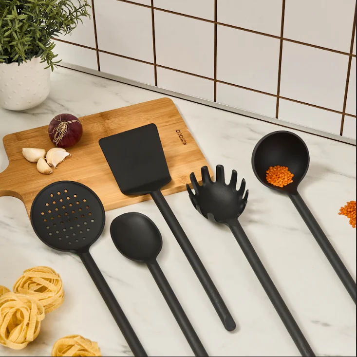 Karaca Simple 5-delige Keukengerei Set, Zwart