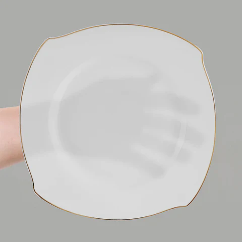 Karaca Square Bone Beyaz Altın, 53-Delig Dinerservies Voor 12 Personen - Image 8