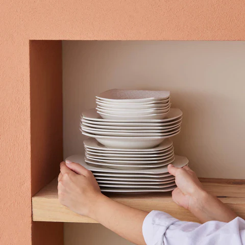 Karaca Square Bone Fancy, 53-Delig Dinerservies Voor 12 Personen - Image 8