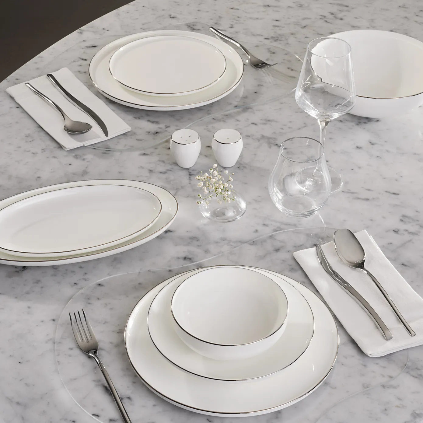 Karaca Steamline Meridian, 59-delig platinum servies voor 12 personen - Image 2