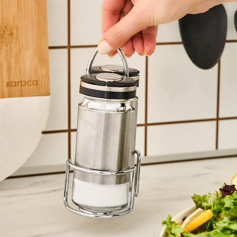 Karaca Stellum, 3-delige zout- en peperstrooierset, Inox - Image 5