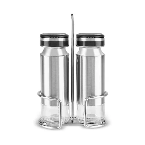 Karaca Stellum, 3-delige zout- en peperstrooierset, Inox - Image 8