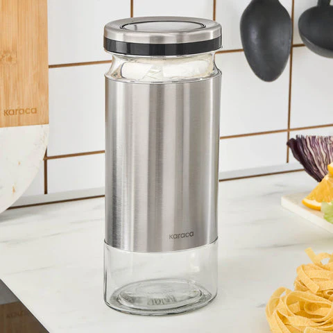 Karaca Stellum, voorraadpot, 1210 ml, roestvrij staal